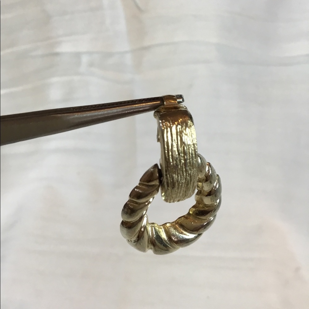 Vintage large loop earrings